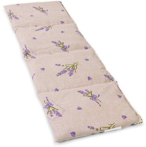 4-Kammer Traubenkernkissen 20x60cm groß - Landhausstil Romantik - Wärmekissen & Kältekissen - Körnerkissen