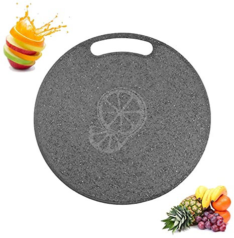 Schneidebrett Küchenschneidebrett Hackbrette Obst Gemüse Schneidebrett Küchenschneidebrett Brett Kunststof Brett Rund Küchenutensilien Mit Griffen Schneidebrett Kunstoff Mit Griffigem Griff