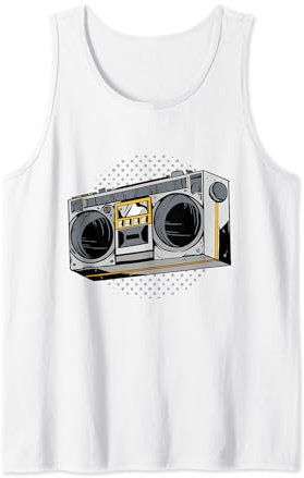 Vintage Radio 80s 90s Kassettenspieler Tank Top