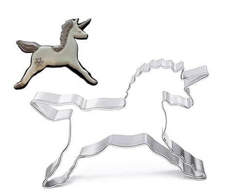 Zerodeko Cortador De Galletas De Unicornio Molde Para Galletas Acero Inoxidable Repostería