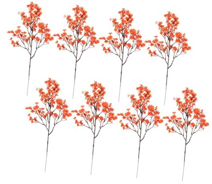 Alipis 8stücke Künstliche Gypsophila Blumenstrauß Realistische Dekoration Für Hochzeiten Partys Und Zuhause Pflegeleicht Und Stilvoll Farbton