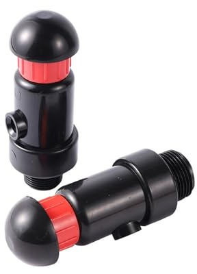 MEXEWORD Vanne de Purge d'air Automatique en Plastique 3/4 1 Agriculture Irrigation Industrielle Plomberie Raccords de soupape d'admission et d'échappement Joint de Tuyau(1)