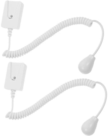 Housoutil Supporto Telecomando Retrattile Adesivo Con Cavo Anti-smarrimento a Molla, Guinzaglio Remoto Estensibile Con Gancio, 2 Pezzi Per Casa e Ufficio, Organizzatore Sicuro Per Tv e Smartphone