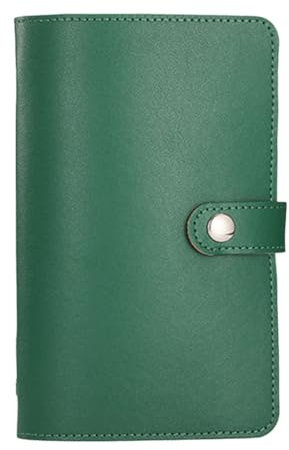 DLUKENY Geldhalter aus Leder, 50 Taschen, zum Sammeln von Geldscheinen, Papier-Geldaufbewahrung, Buch, Geldorganizer, Album für Sammler