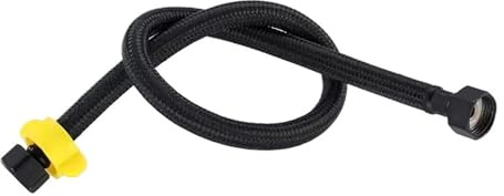 G1/2 schwarz 30-80CM Nylon Wasserzulaufrohr Küche Badezimmer Anschlussschlauch(D,40cm)