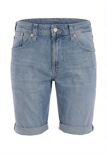 Tommy Jeans Ronnie Short Bj8131 Dm0dm22979 Pantaloncini 5 Tasche, Denim (Denim Medium), 32W Uomo