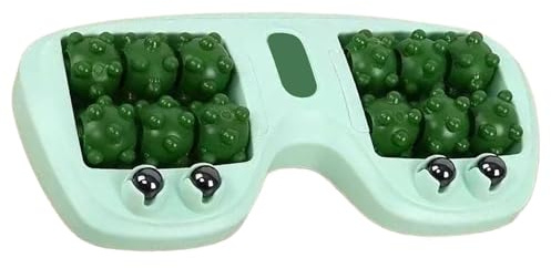 Rodillo de Masaje para Pies - Rodillo Manual Doble para Ambos Pies - Equipo Portátil De Para Corredores, Deportistas, Adultos Mayores Y Viajes O Trabajo