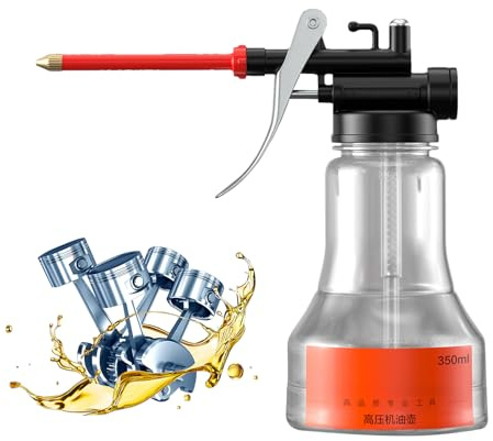 Burette À Huile – Distributeur À Pompe Manuelle Durable | Graisseur De Lubrification Pour Ateliers Et Voitures | Flacon Pour Équipements Mécaniques, Réparations Et Usage Quotidien