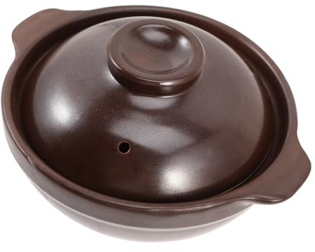 Gatuida Cacerola Pequeña Tapa De Cerámica Olla Para Cocinar Fideos De Arroz Para Guisar La Cocina Cazuela De Barro Tapa Para Sopa De Arroz Herramienta Para Cocinar Sopa Casa