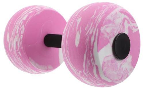 KICHOUSE Manubri Galleggianti per Acquagym in Piscina Attrezzo Acquatico Antiscivolo per Esercizi di Resistenza Yoga e Riabilitazione Muscolare Design Doppio Colore Ellittico per Donne e