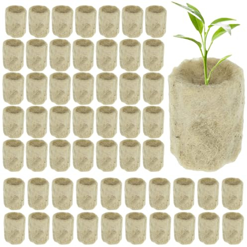 Confezione da 100 cubi di lana di roccia 25 x 25 x 40 mm per la diffusione fuori terra. Lana di roccia Blocchi, Questi cubi sono adatti per la coltivazione idroponica, per talea, coltivazione