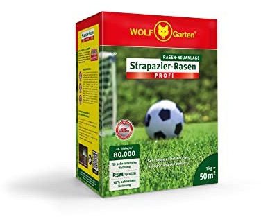 WOLF Garten WOLF-Garten - Strapazier-Rasen LJ 50; 3821030, Rot