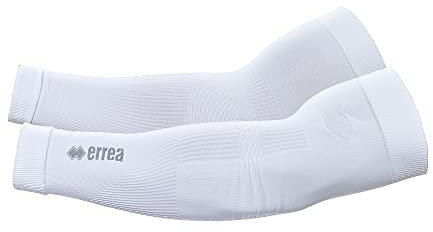 Errea KNIK Manchons pour adulte, bleus, Bianco
