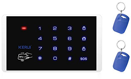 KERUI K16 Wireless RFID Keypad Security Alarm Systems Black