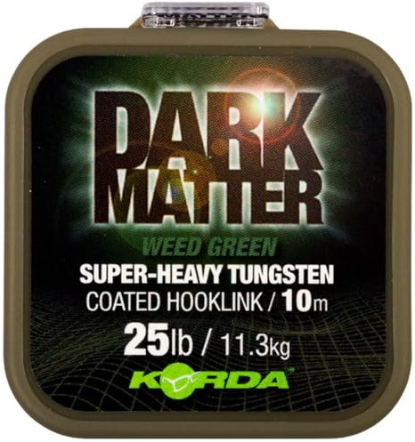 KORDA Dark Matter Tungsten Coated Braid Vorfachmaterial für Karpfen, schwer