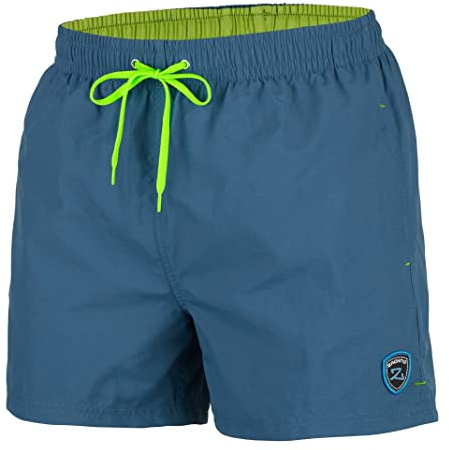 ZAGANO Badeshorts Herren 5106 Badehose Männer Polyester kurz lang S-6XL | Made in EU Innenslip einfarbig schnelltrocknend leicht robust bequem für Strand Pool Urlaub Sommer Meer Sport Freizeit