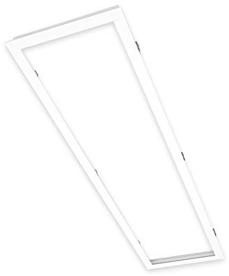 Einbaurahmen LED Panel120x30cm Aluminium Montagerahmen Deckeneinbau Unterputz Weiß
