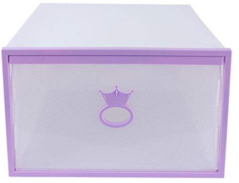 Cabilock Contenitore Per Scarpe in Plastica Trasparente Ispessita Cassetto Facile Da e Resistente All Umidità Per Organizzare Calzature
