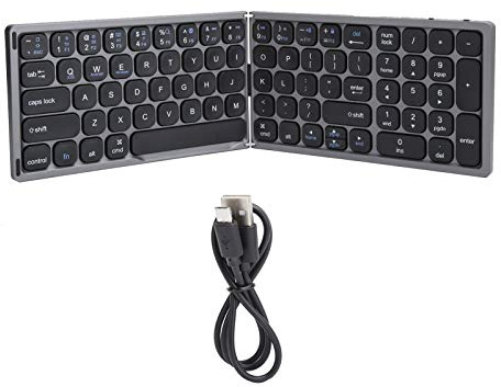Sxhlseller Tragbare Klappbare Kabellose Bluetooth-Tastatur, Numerische Ultradünne Tastatur für Smartphones Computer Android