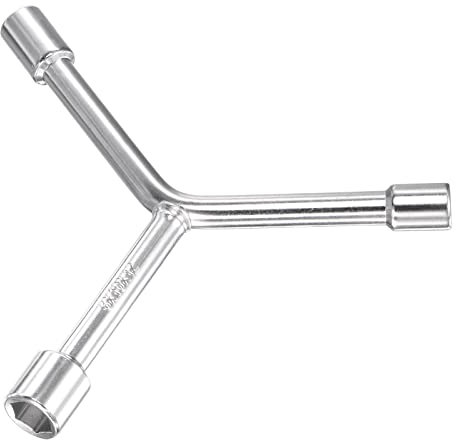 sourcing map Y Tipo 3 Vías Hexagonal Tubo Llave, 8mm 10mm 12mm Combinación Reparación Llave Herramienta, 3,5 Pulgadas