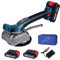 Machine Vibrante Carrelage électrique, Tile Vibrator de Carreleur, Ventouse Carrelage, Vibreur Carrelage, 5 Vitesses Réglable, Capacité d'adsorption de 100 kg (2*Battery)