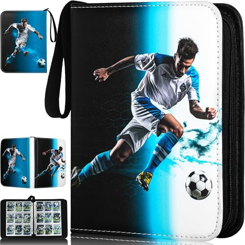 RONMONG Soccer Card Binder, 990 Pockets, Protective Trading Card Album