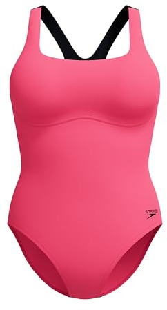 Speedo Flex Band Costume da Bagno per Donna, Raspberry Fill, 44