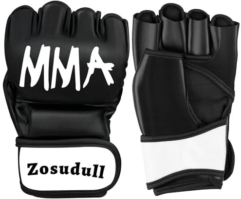 Zosudull Boxhandschuhe für Herren und Damen, Boxing Training Gloves, Ideal für Boxen, Kickboxen, gemischte Kampfsportarten, Thai, MMA, Kampftraining usw. M