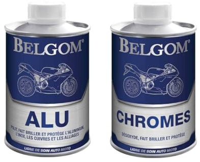 Générique - LOT PROMO BELGOM NETTOYANT ALU ET NETTOYANT CHROME - 250 ml