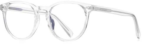 moomoobird Blaues Licht Blocking Gläser für Frauen Männer Runde Gläser Rahmen TR90 Brillen Retro Brillen