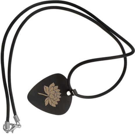 ibasenice Metall-gitarrenplektrum-halskettenanhänger Daumen-rosa-bass-design Plektrum-anhänger Rock-punk-schmuckzubehör Für Diy-halsketten Schlüsselanhänger Schmuckherstellung