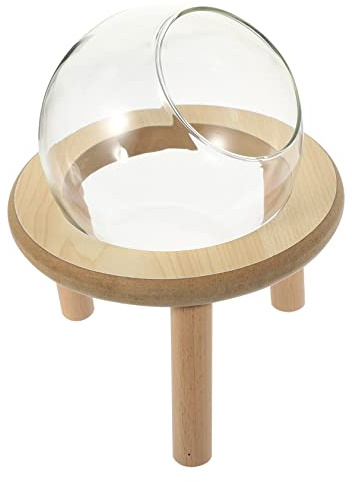 DINHEAROM Hamster Badewanne Sandbadebox Aus Stabilem Material Transparentes Sandbad Und Futter Sowie Toilettenbehälter Für Goldhamster Und Farbmäuse