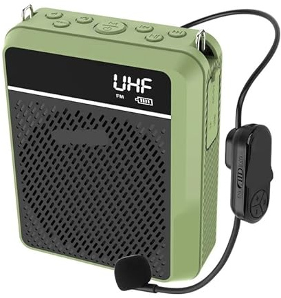 Amplificador de Voz, Guía de altavoz inalámbrico impermeable for exteriores Bluetooth U Disk 40W(Groen)