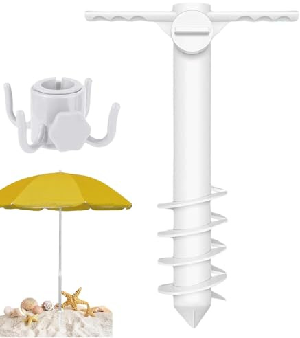 Bohrmaschine für Strandschirm – Halterung für schweren Serviceschirm | Vielseitige Trampolinteile und Zubehör für den Außenbereich für Terrasse, Camping, Wandern, Sport, Terrasse, Rand