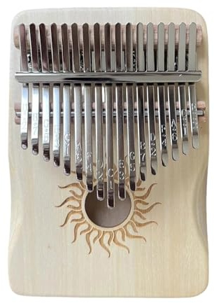 Professionelle Tragbare Kalimba Mit 21 Oder 17 Tasten Aus Ahornholz Geeignet Für Anfänger Und Erwachsene Professionelle Kalimba-Musikinstrumente(White 17 key)