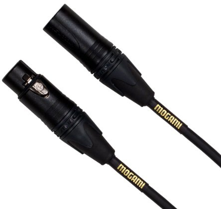 Mogami Gold XLR Stage Microphone Cable – 50 Ft | Ultra-Durable, Road-Ready, High-Fidelity Audio for Stage, Broadcast & Studio Use
