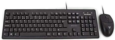 V7 - INPUT DEVICES WASHABLE KEYBOARDMOUSE COMBO UK IP68 WATERPROOF GERMAN QWERTZ
