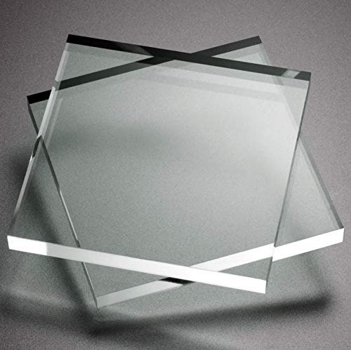 Methacrylat transparent 4 mm Glas oder Acrylglas - verschiedene Größen (90 cm x 70 cm)