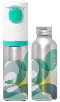 Wype | Starter Kit & Refill Bundle | Toilet Roll Gel | Flushable Wet Wipe Alternative | COSMOS Organic | 1 x Applicator + 2 x Refills (100ml) | 500 Wipes
