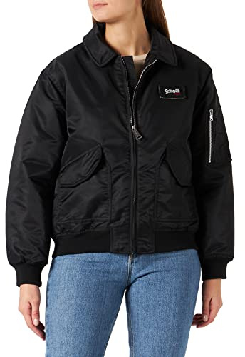 Schott NYC DANWRS CWU FIT Loose Schott Jacket, Black, L for Adults