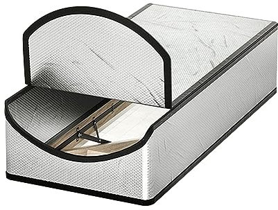Iunipusy Copertura isolante per scale da tetto, protezione per porte da tetto, isolante per tetto, riflette il 95% del radiante, ignifugo, facile accesso tramite chiusura , 63,5 x 137,2 x