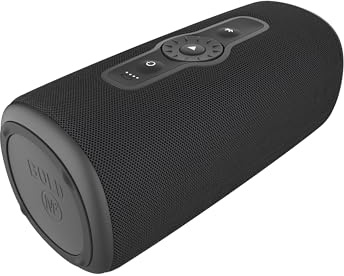 Fresh 'n Rebel Bold M2, Bluetooth Lautsprecher mit 24 Uhr spielzeit, Wasserdichter (IP67) Tragbarer musikbox Bluetooth, Party Mode, Lautstärkeregelungsring, Tiefe Bässe, Kräftige Lautstärke (Schwarz)