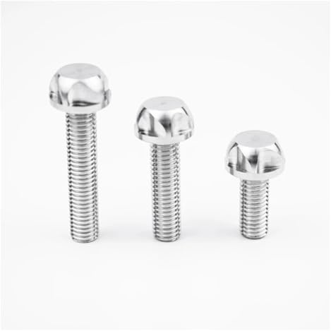 SVRCESEJ Viti antifurto, bulloni di sicurezza, dadi M6, M8, M10, 304, in acciaio inox, per mountain bike, accessorio per auto, luce LED (dimensioni: M6 x 30 mm)