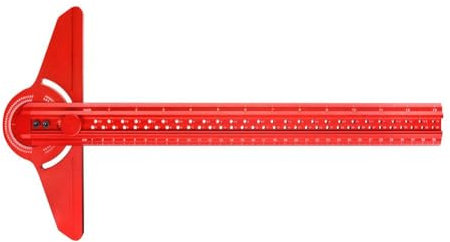 Anreißwinkel-Lineal für Holzbearbeitung, Tischlermarkierungslineal mit verstellbarem Winkelmesser, Präzisions-Ingenieur-Winkel, Holzbearbeitung