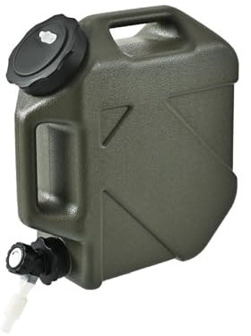 VducK Bote de Agua con Grifo, Tanque de Agua para Acampar de 10-18L con Asas, Cubo de Agua de plástico portátil para Acampar al Aire Libre