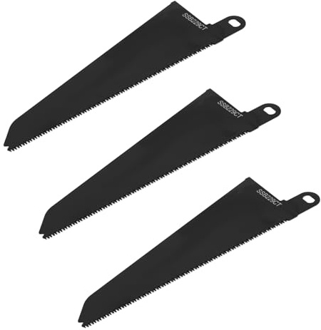 Ruimou 3-pack SSB229CT reservsågblad kompatibla med svart, Decker och Piranha