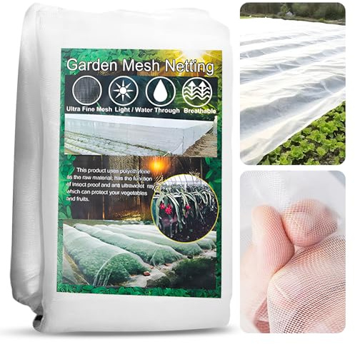 Toison non-tissée d'hiver pour plantes - 3 x 10 m - 32 g/m² - Protection hivernale et protection contre le gel, protection des plantes contre le froid, les oiseaux, idéale pour parterres surélevés et