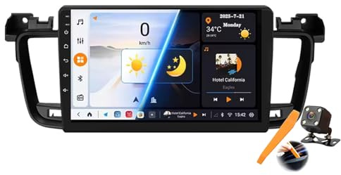 Y200s,YLOXFW Android 15.0 Coche Radio 2 DIN Estéreo para P-eugeot 508 2011-2018 GPS Sat Navi 9''Cartablet Multimedia Vídeo Reproductor BT FM Receptor con Carplay 4G 5G WiFi DSP SWC