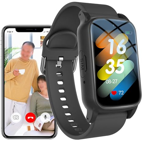 Reloj inteligente de detección de caídas con botón de emergencia SOS, seguimiento de ubicación GPS para personas mayores, sistema de alerta de pulsera