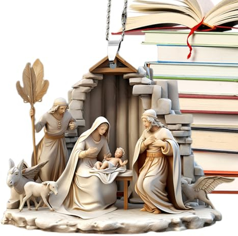 Ornamenti del Presepe di Natale Ornamento Acrilico Robusto Ricordo Per